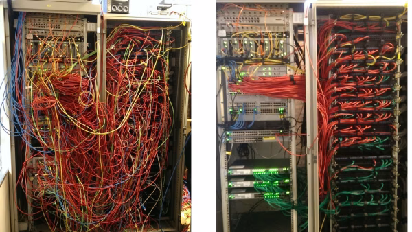 IPconnections ook uw partner voor het opschonen en fatsoeneren van uw serverkasten