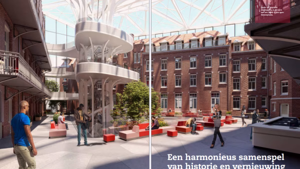 Nieuwbouw -/ renovatie Universiteitsbibliotheek UvA Amsterdam