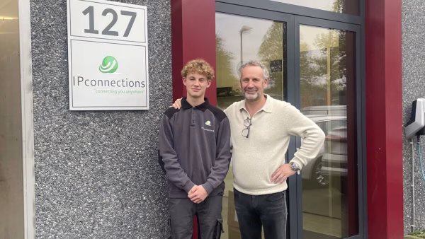 Levi Machielse begint aan BBL traject binnen IPconnections