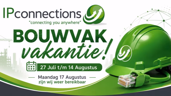 BEDRIJFSSLUITING BOUWVAK 2026
